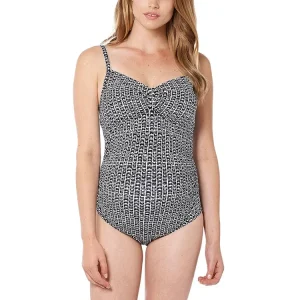 Zwangerschapsbadpak van Noppies Lyn AOP donkerblauw 50338 (nieuw)