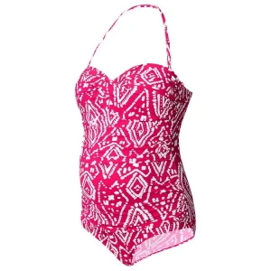 Strapless Zwangerschapsbadpak van Noppies Ikat Roze 63924 (nieuw)