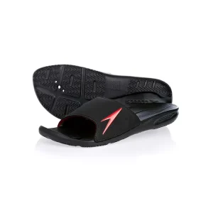 Speedo Slippers Heren Zwart/Rood 8090726236