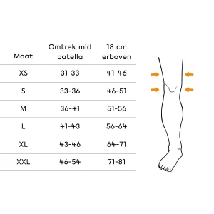 Bioskin Gladiator Sport Omslag Kniebrace