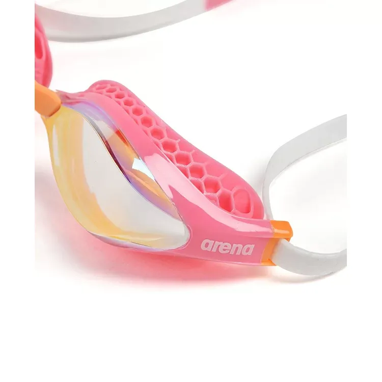 Arena Airspeed Mirror Zwembril Yellow Copper & Roze - Afbeelding 2