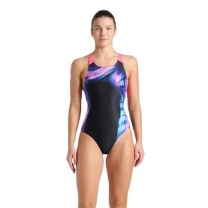 Arena Badpak Dames Dreamline V-Back Zwart & Multi