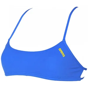 Arena Bandeau Play Bikini Top Blauw
