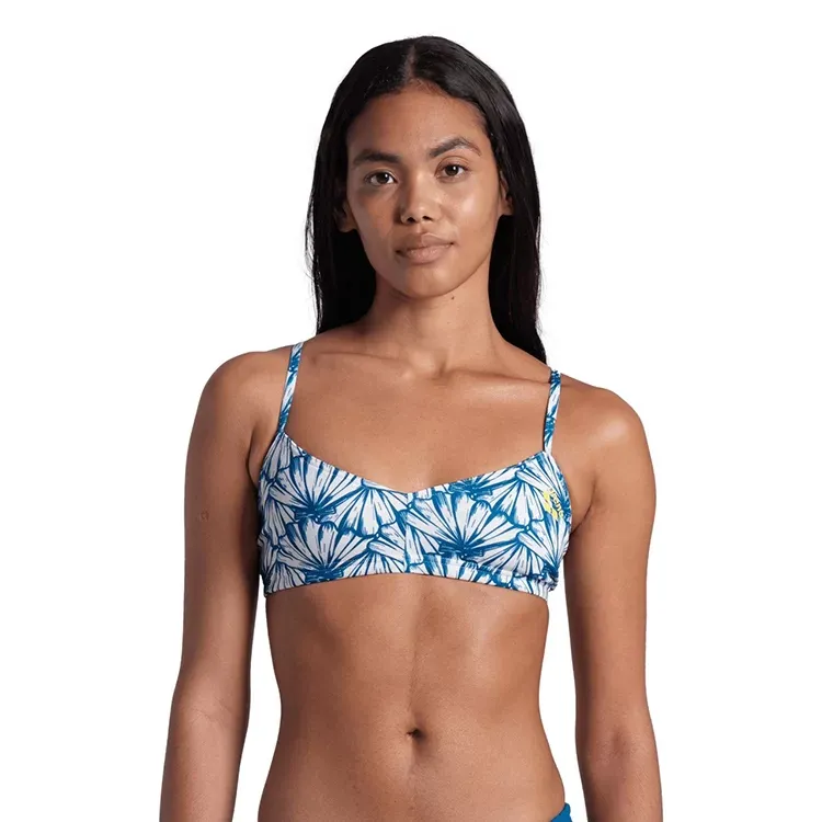 Arena Bikini Top Bandeau Live Wit & Multi