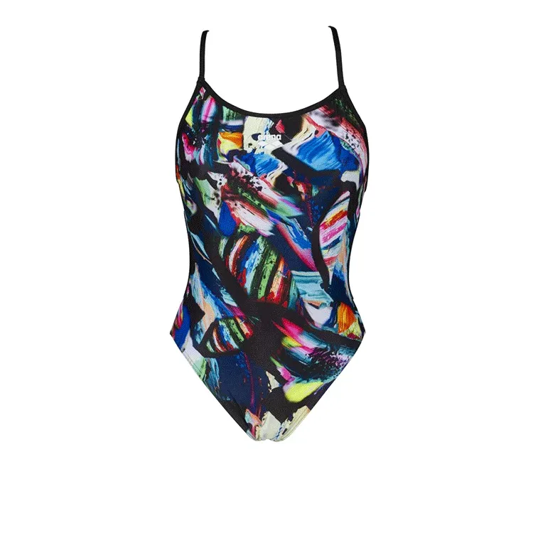 Arena Badkleding Lace Back Colourful Paintings AF004039-500-S