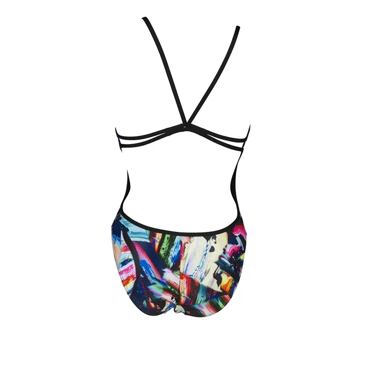 Arena Badkleding Lace Back Colourful Paintings AF004039-500-S - Afbeelding 3