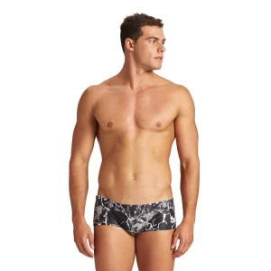 Arena Earth Texture Low Waist Zwemshort Mannen Zwart & Multi AF004659-550