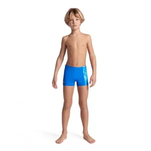Arena Short Jongens Splash Point Blue China
