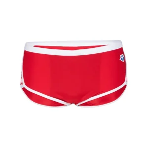 Arena Solid Zwembroek Heren Icons Low Waist Rood & Wit AF005046-410