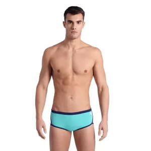 Arena Solid Zwembroek Heren Icons Low Waist Water & Navy