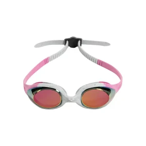 Arena Spider Junior Spiegelende Zwembril Roze & Grijs & Roze