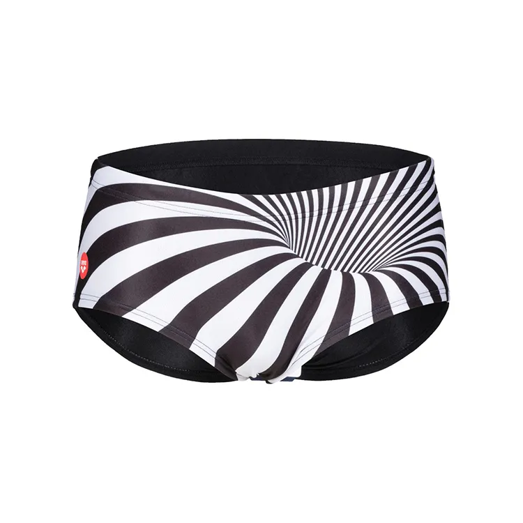 Arena Zwembroek Heren Crazy Low Waist Placement Zwart & Wit AF004663-550 - Afbeelding 4
