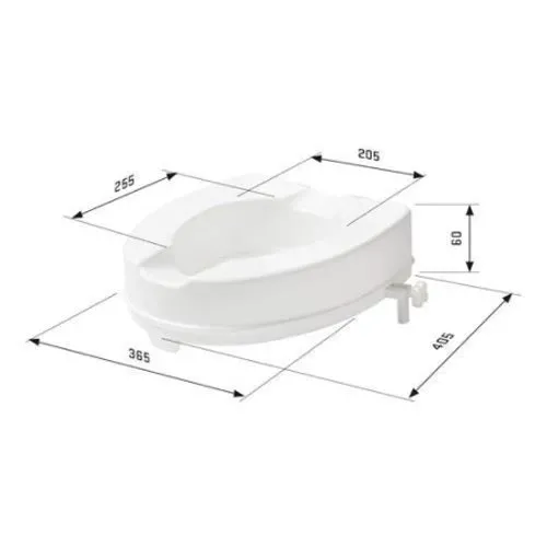 SecuCare toiletverhoger zonder klep 60 mm - Afbeelding 3