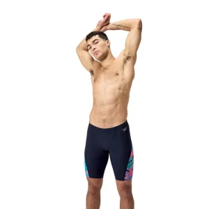 Speedo Allover Digi V-Cut Jammer Navy & Multi