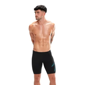 Speedo Jammer Heren Hyper Boom Placement Zwart & Blauw 800302115193