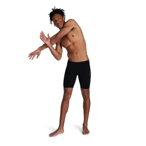 Speedo Jammer Heren Tech Panel Zwart & Papaya 804512H054