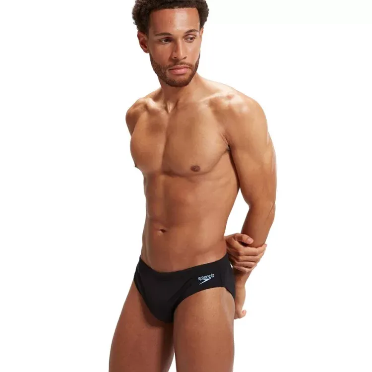 Speedo Tech Panel Brief 7cm Zwart & Blauw - Afbeelding 2