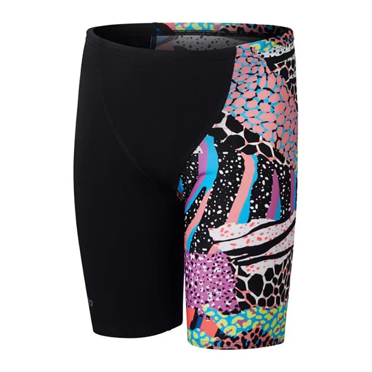Speedo zwembroek Jongens Jammer Allover Digital V Cut Zwart & Multi