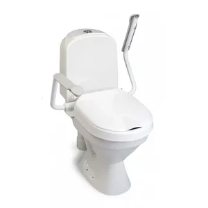 Hi-Loo toiletverhoger vast met armleuning – hoogte 5 cm