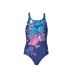 Arena Badpak Meisjes Bricks Navy & Roze AF001312-709-S