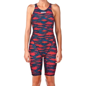 Arena Badpak met pijpjes PowerSkin Racing ST 2.0 Limited Edition Blauw & Rood AR000812-703