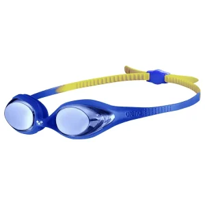 Arena Spider Junior Spiegelende Zwembril Blauw & Blauw & Geel