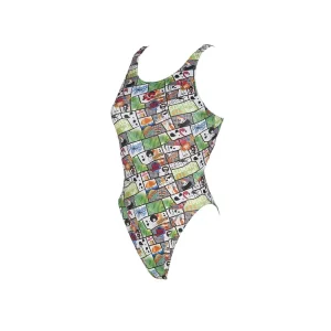 Arena Badpak Groen/Multi Summer Comics Swim Tech