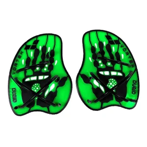 Arena Hand paddles Vortex Evolution  Lime & Zwart