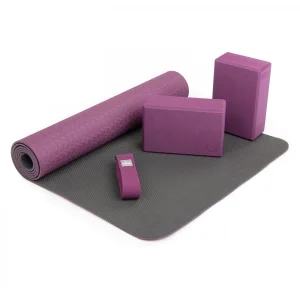 Bodhi Flow Set TPE yogamat met block & riem
