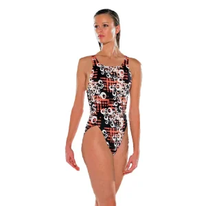 Maru Druppelbadpak Oranje & Zwart FS4156-S