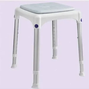 SecuCare douchekruk Quattro met kussen vierkant in hoogte verstelbaar