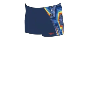 Speedo Aquashort Digital Panel Jongens Navy & Multi